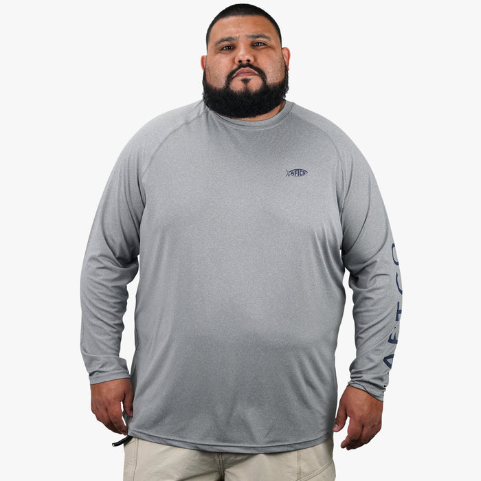 Steel Heather $Model is 5'9" 320lbs Size 3X$