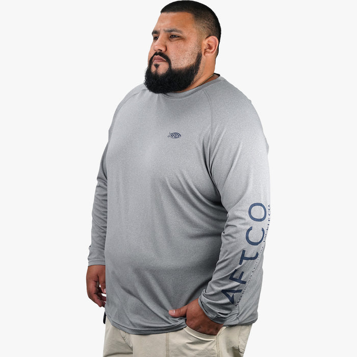 Steel Heather $Model is 5'9" 320lbs Size 3X$