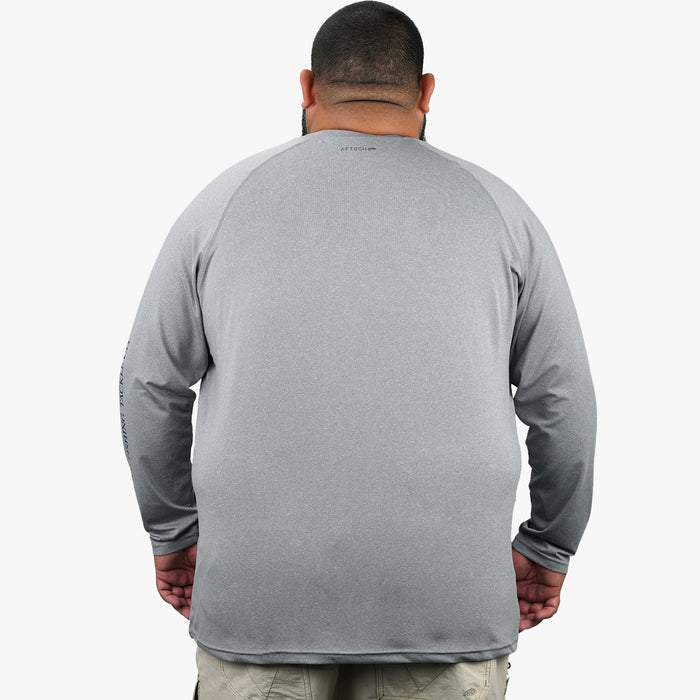 Steel Heather $Model is 5'9" 320lbs Size 3X$
