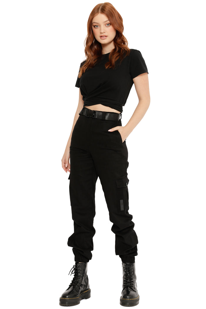 Black Cargo Pants 2.0