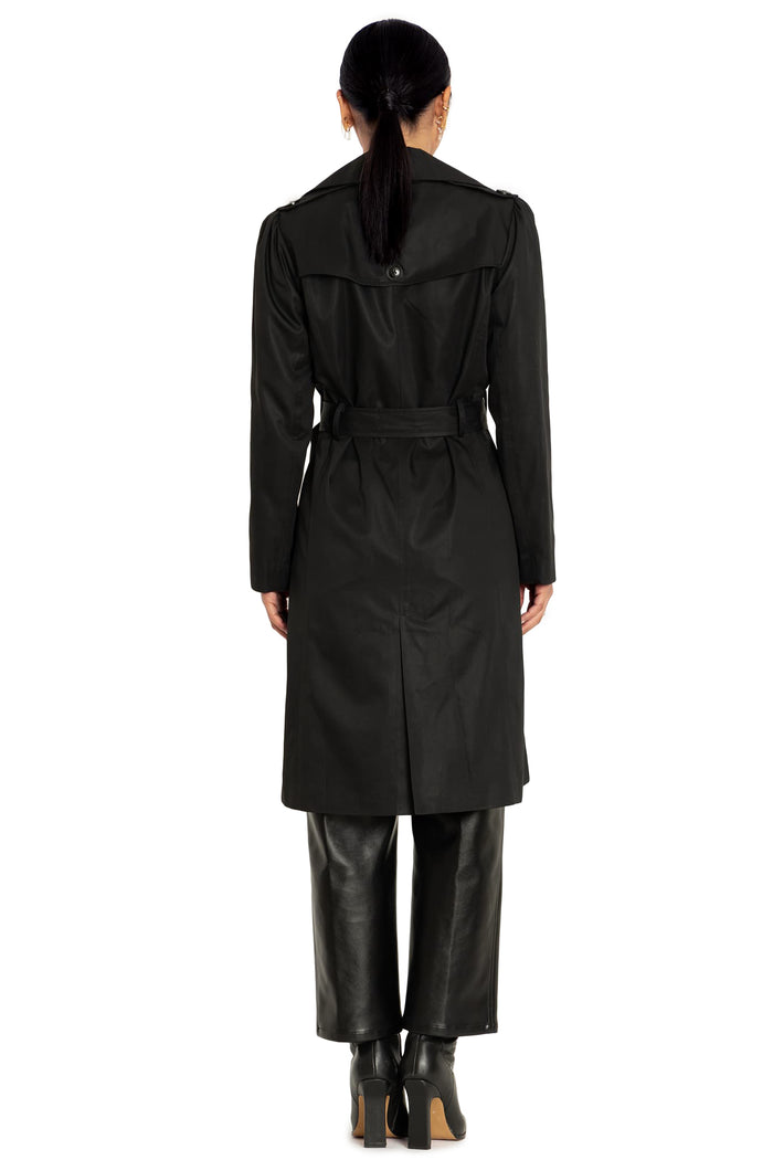 BlackMilk Clothing - Black Classic Trench
