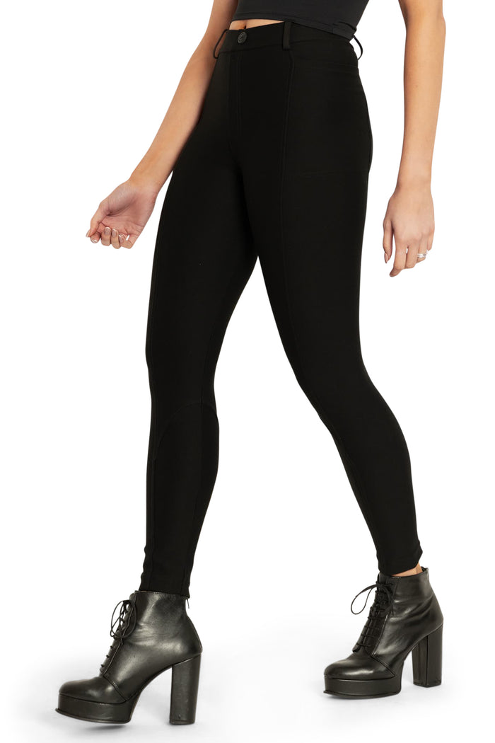 BlackMilk Clothing - Black Panelled High Waisted Active Leggings