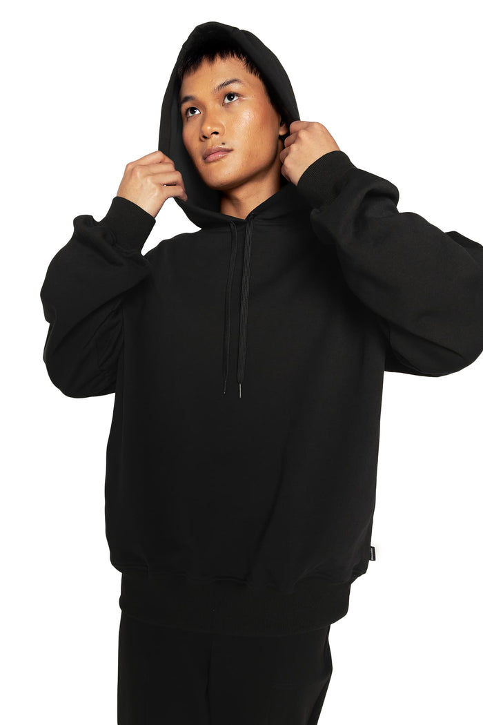 BlackMilk Clothing - Black Pocket Hoodie
