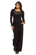 Black Silhouettes Pants