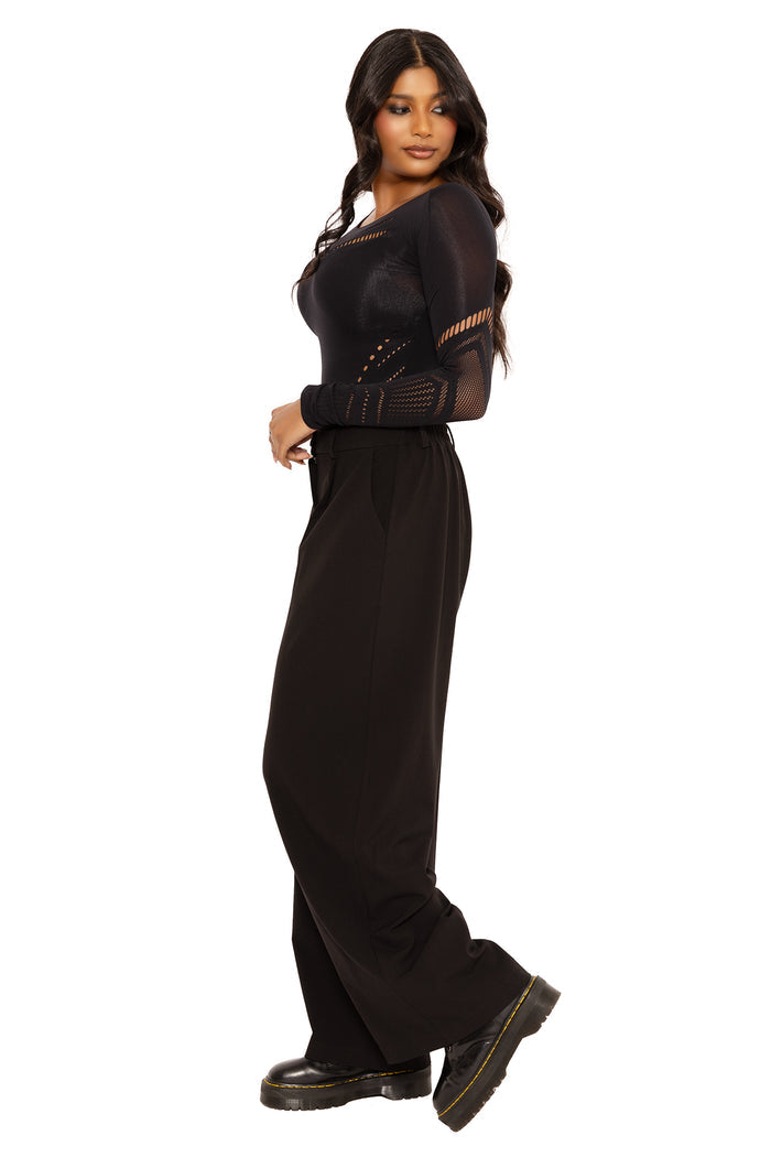 Black Silhouettes Pants