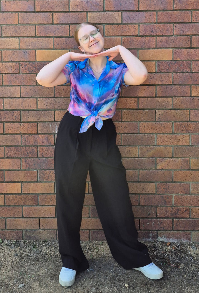 Black Silhouettes Pants