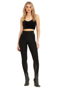 BlackMilk Clothing - Black Splice Panelled High Waisted Leggings