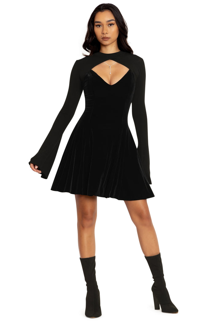 BlackMilk Clothing - Black Split Sleeve Shrug