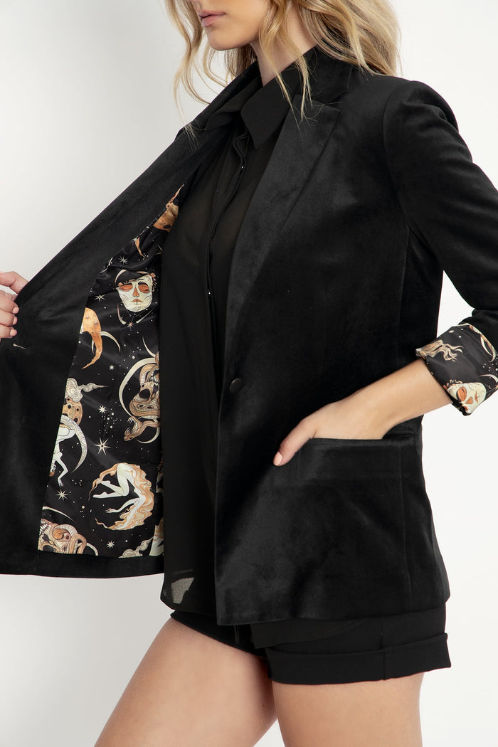 Black Velvet October's Moon Blazer