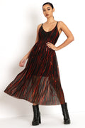 Blood All Over Me Sheer Midaxi Dress