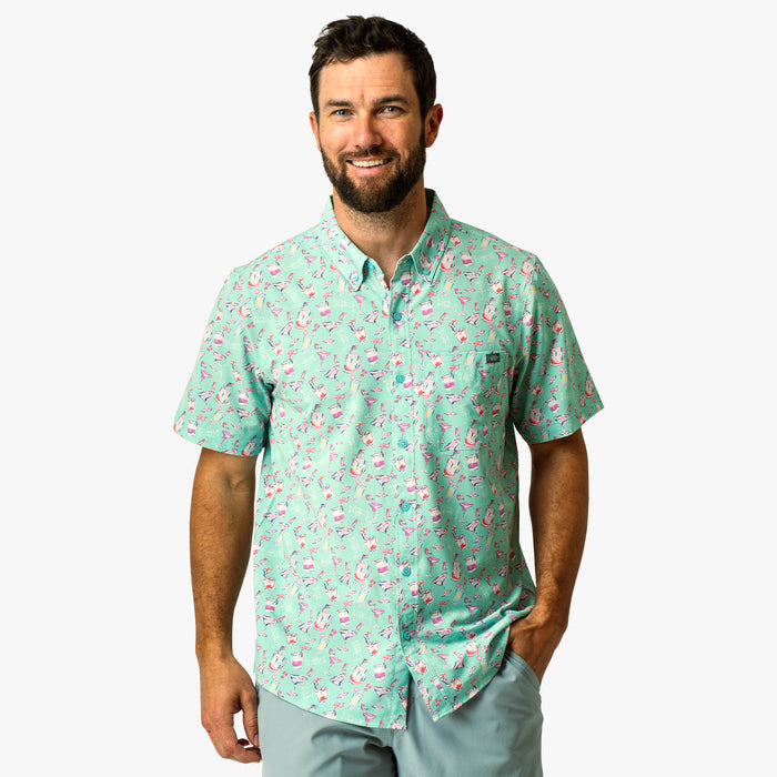 Aqua Glass $Model is 6'0" 182lbs Size M$
