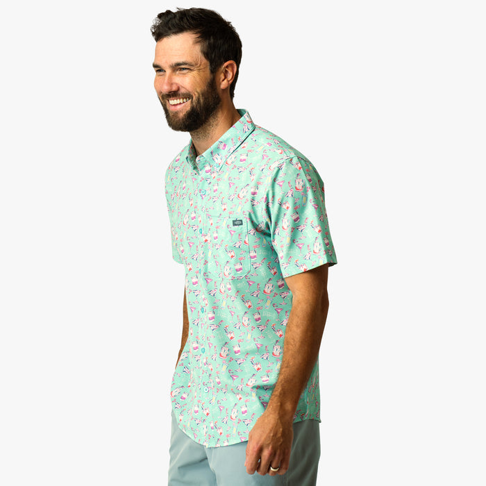 Aqua Glass $Model is 6'0" 182lbs Size M$