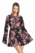 Bombyx Mori Bell Sleeve Dress
