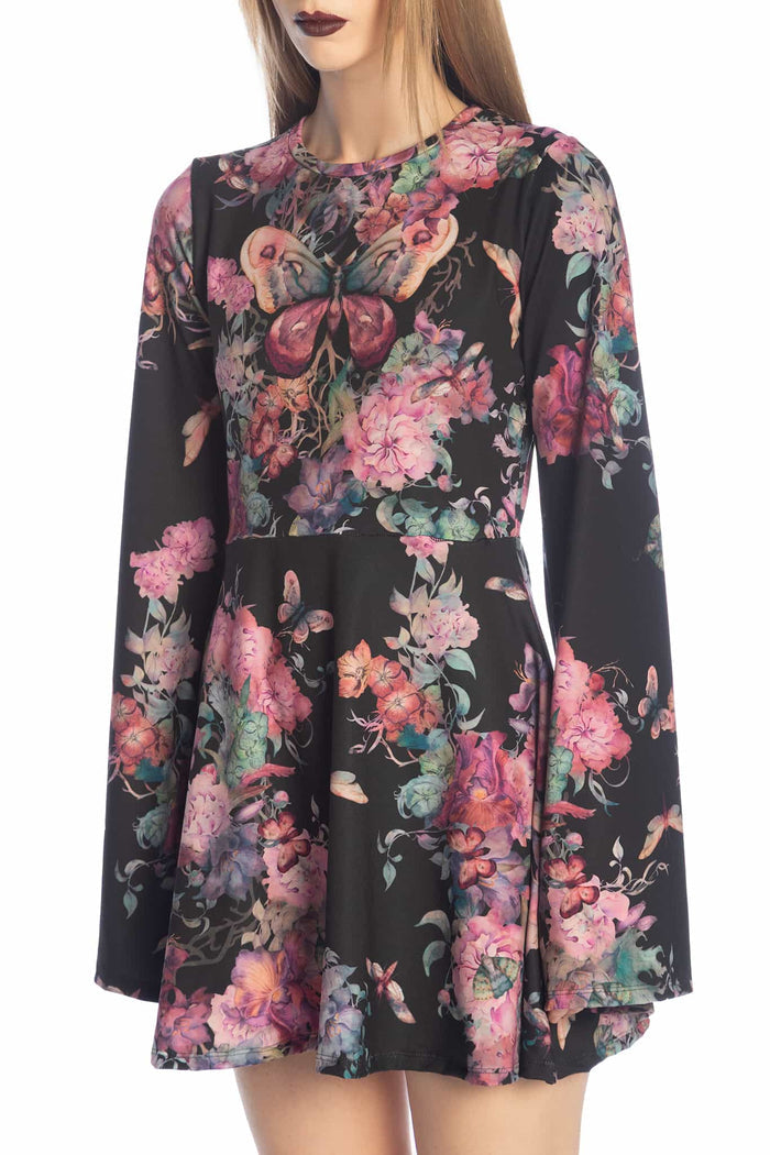 Bombyx Mori Bell Sleeve Dress