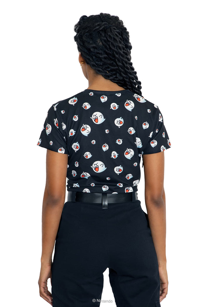 Boo Tie Front Tee