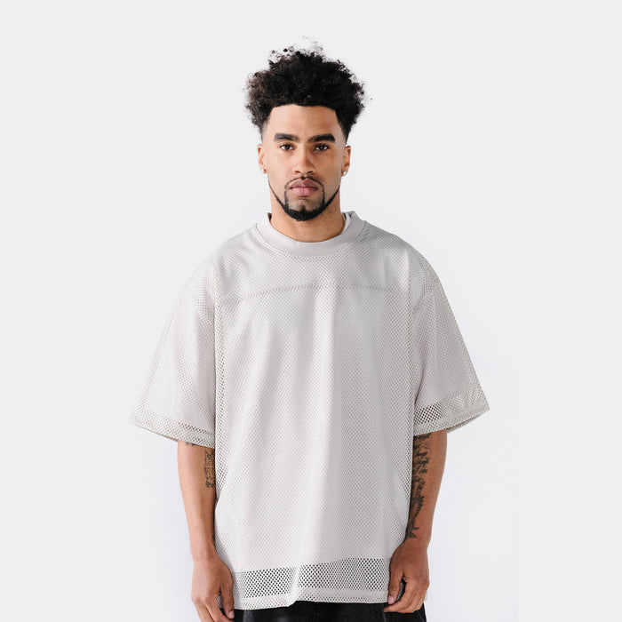 Boxy Mesh Mens Jersey (Grey)