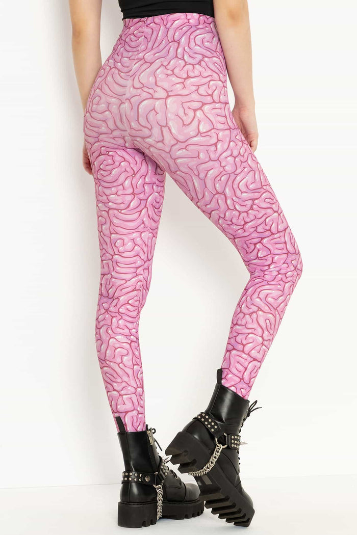 Braaains High Waisted Matte Finish Leggings