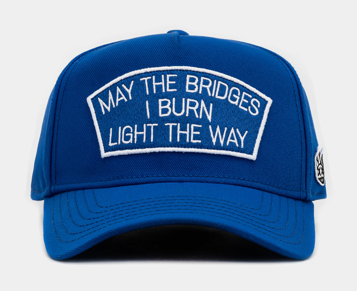Bridge Light The Way Trucker Mens Hat (Blue/White)