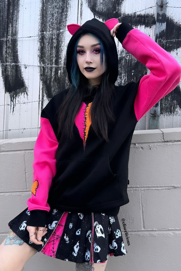 Broken Heart Kangaroo Pocket Hoodie