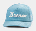 Bronco Balasam Wide Wale Cord Snapback Mens Hat (Blue/White)