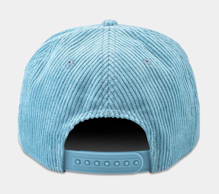 Bronco Balasam Wide Wale Cord Snapback Mens Hat (Blue/White)