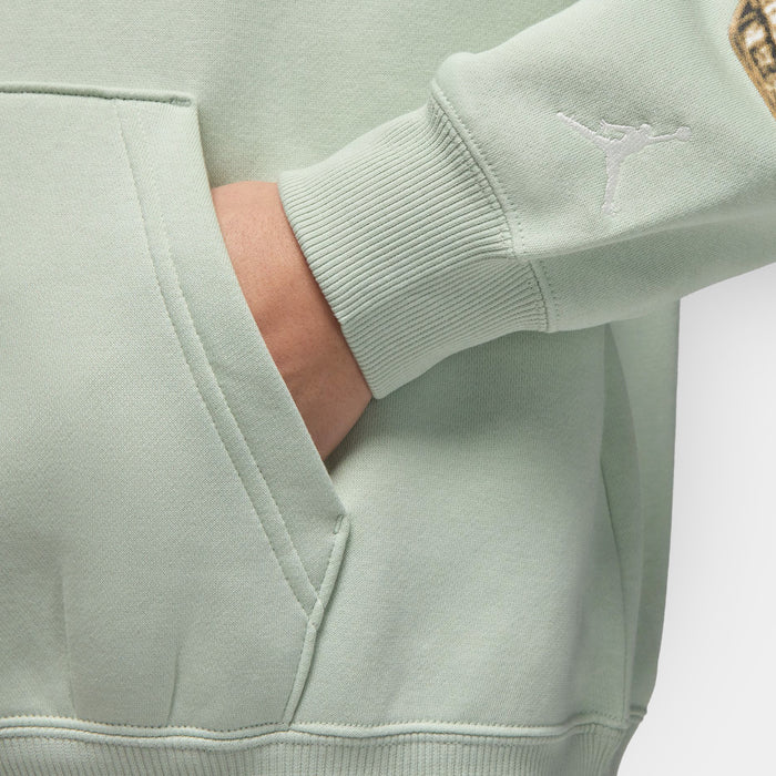 Brooklyn Fleece 6 Rings Pullover Womens Hoodie (Seafoam/Sail)