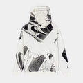 Brooklyn Fleece Chicago vs Washington Pullover Womens Hoodie (Beige/Black)