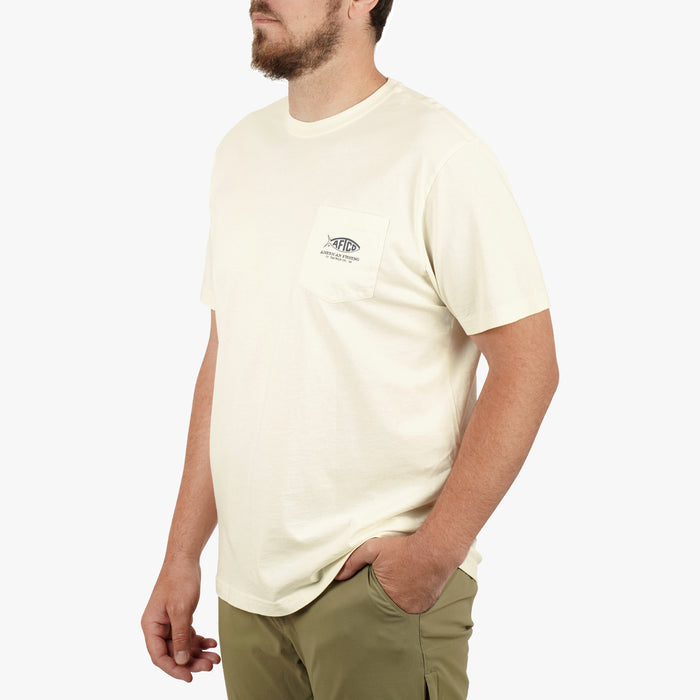 Cream $Model is 6'2"  215lbs Size L$