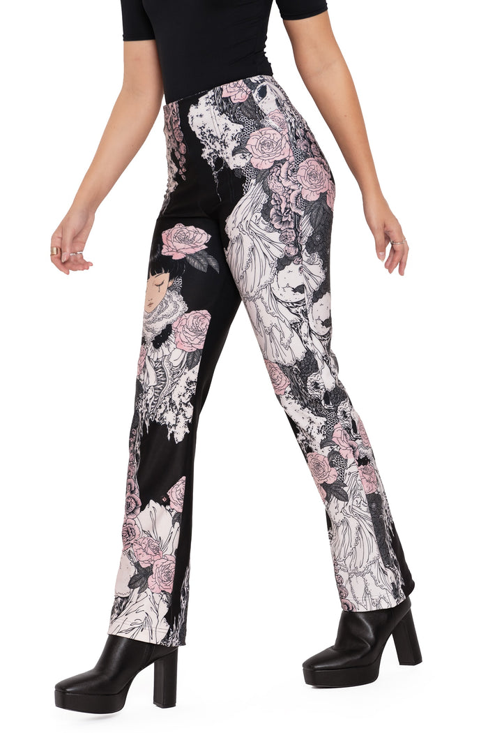 BlackMilk Clothing - Takato Yamamoto Burial Games High Waisted Straight Leg Pants