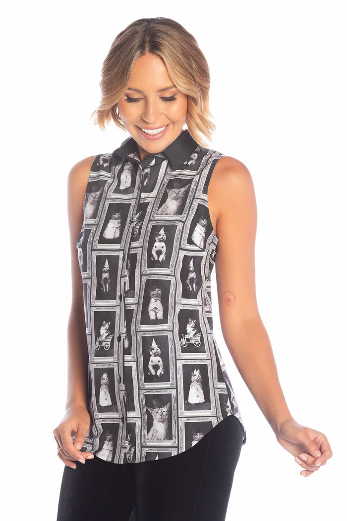 Cat Tales Business Time Shirt