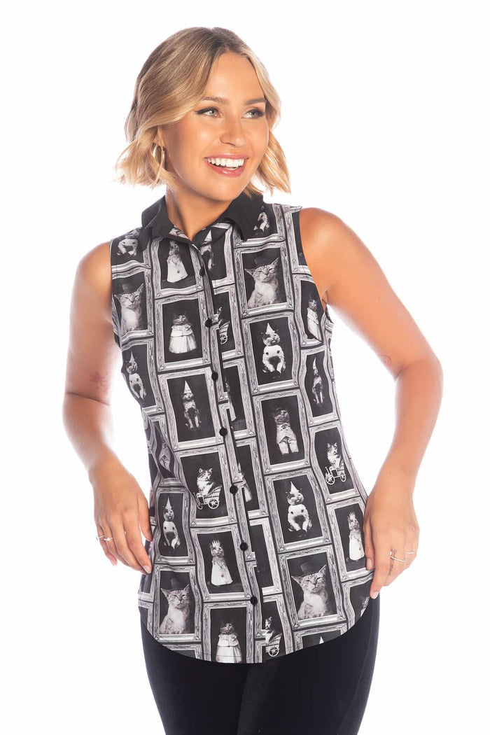 Cat Tales Business Time Shirt