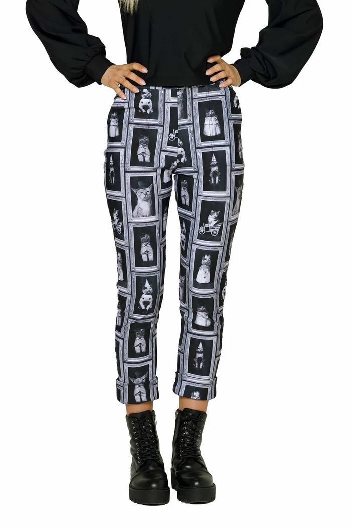 Cat Tales Cuffed Pants
