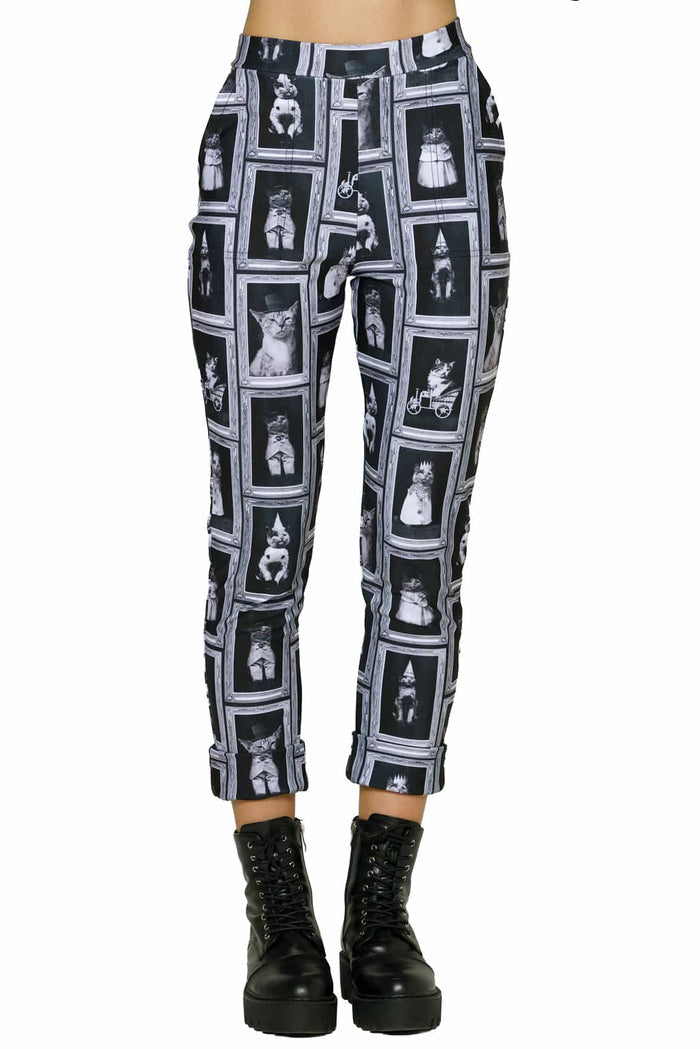 Cat Tales Cuffed Pants