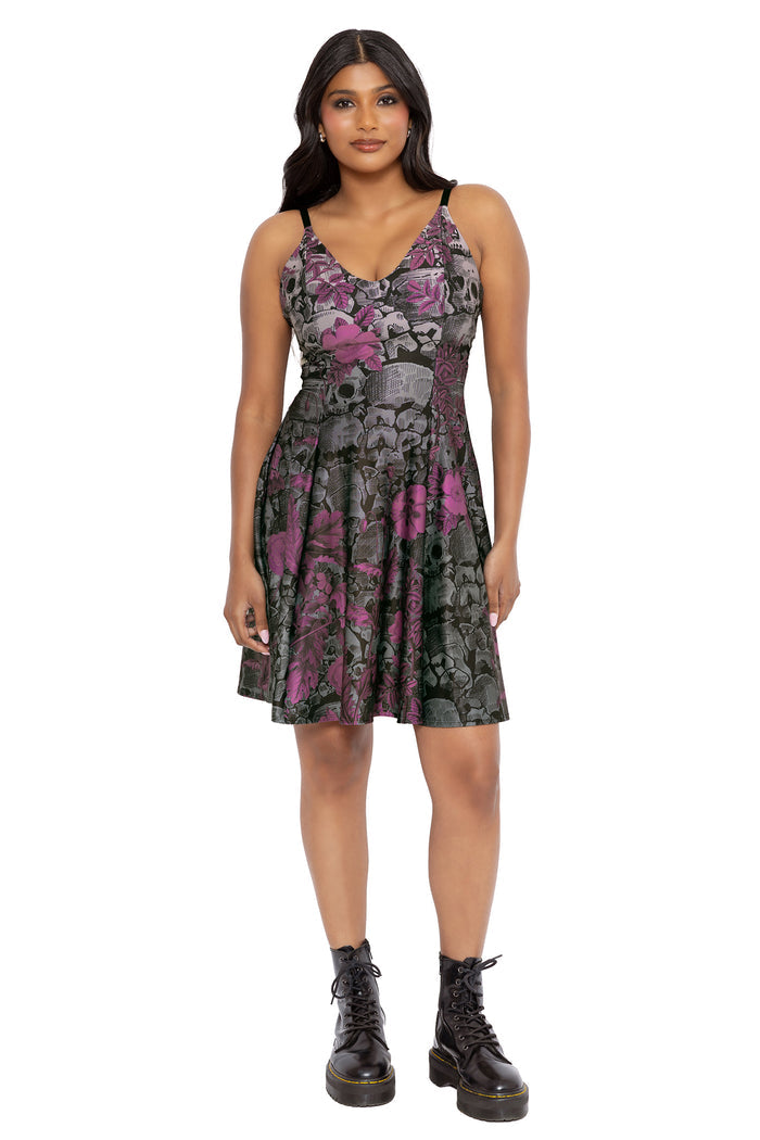 Catacomb Carnation Longline Strappy Dress