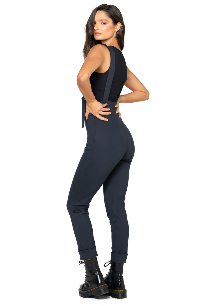 Charcoal Push It Ponte Ultra High Overall