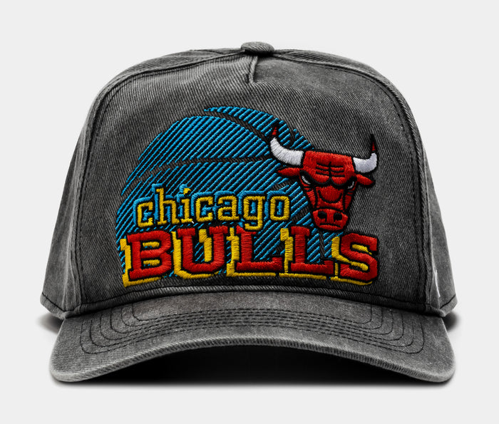 Chicago Bulls Bootleg '47 Hitch Snapback Mens Hat (Black)