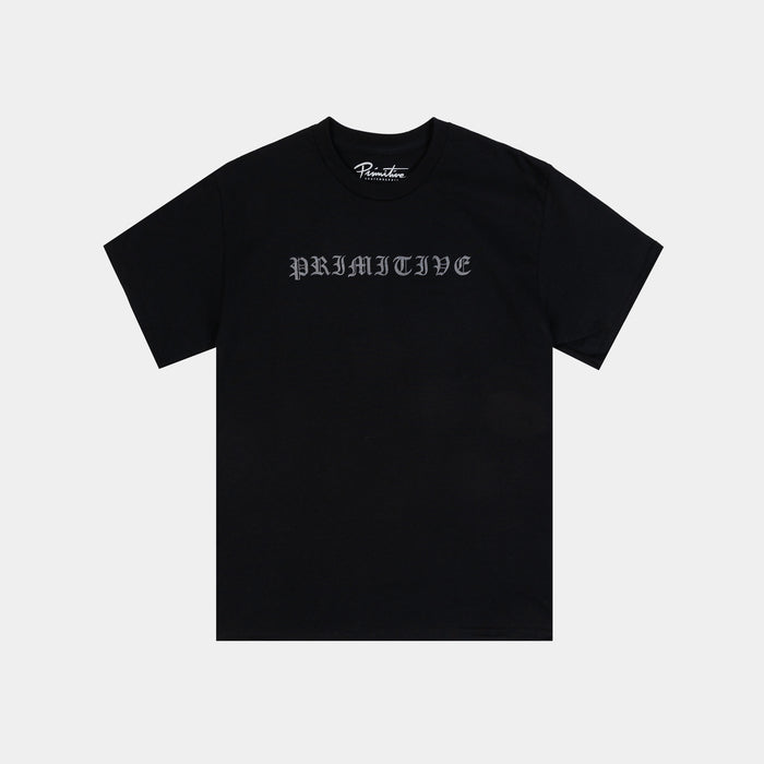 Chopper Mens Short Sleeve Shirt (Black/Grey)