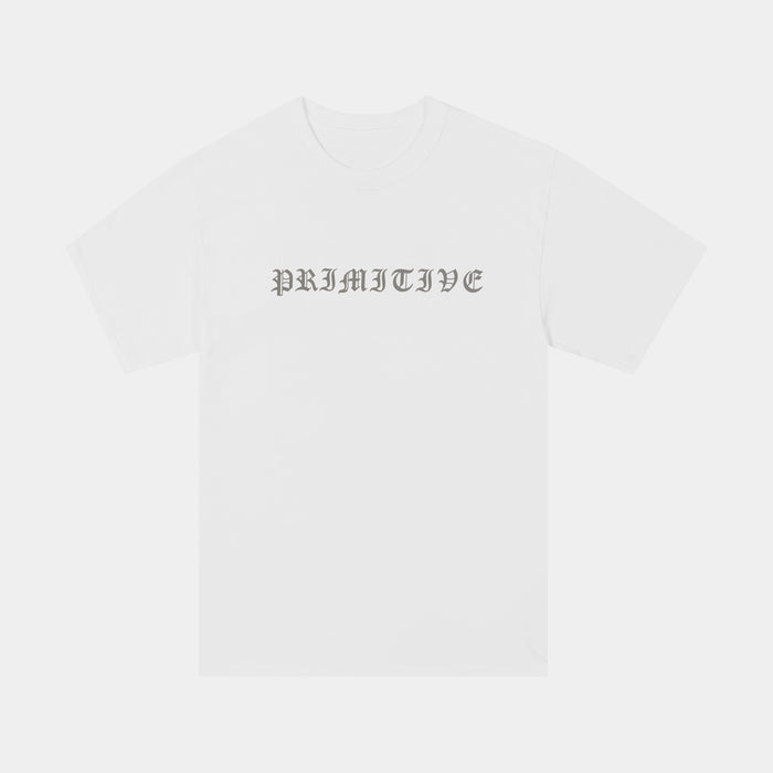 Chopper Mens Short Sleeve Shirt (White/Black)