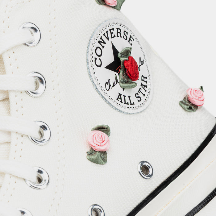 Chuck 70 Roses Mens Lifestyle Shoes (White/Red)