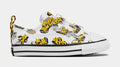 Chuck Taylor All Star 2V Low Top Infant Toddler Lifestyle Shoes (White/Yellow)