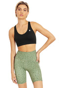 BlackMilk Clothing - City Kitty Olive Bike Shorts