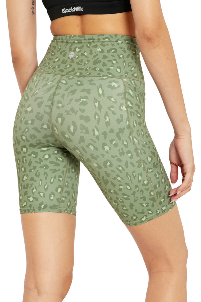 BlackMilk Clothing - City Kitty Olive Bike Shorts