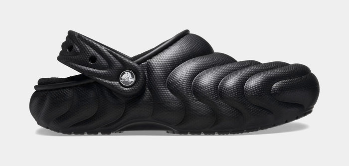 Classic Lined Overpuffed Clog Mens Sandals (Black) Final Sale