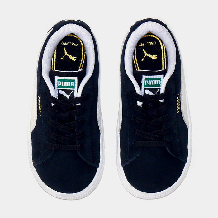 Classic Suede 21 Infant Toddler Lifestyle Shoes (Black)