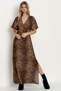Claws Out Short Sleeve Maxi Dress