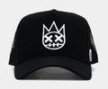 Clean 3D Logo Mesh Trucker Mens Hat (White/Black)