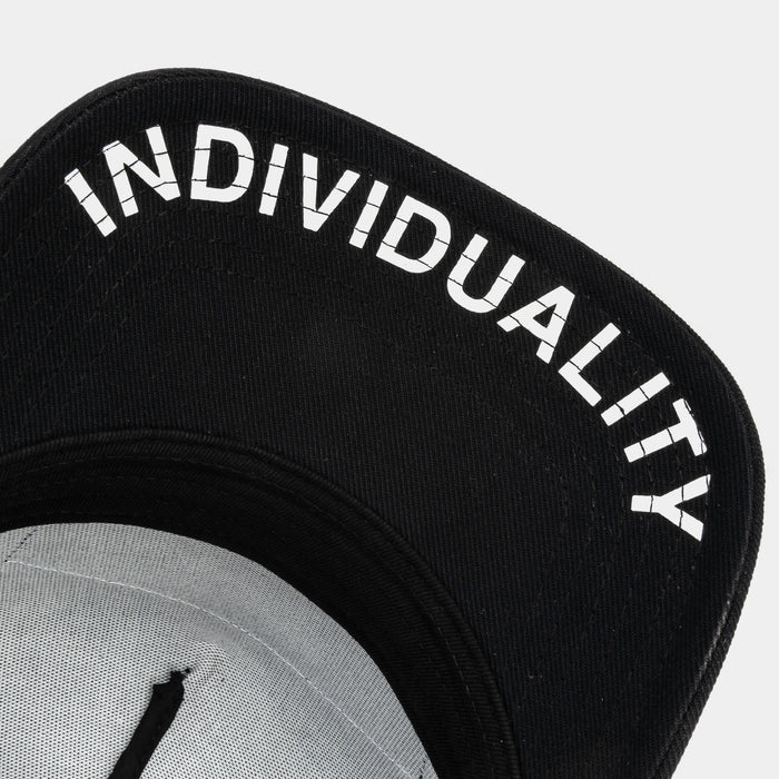 Clean 3D Logo Mesh Trucker Mens Hat (White/Black)