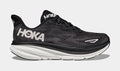 Clifton 9 Womens Running Shoes (Black/White) Final Sale