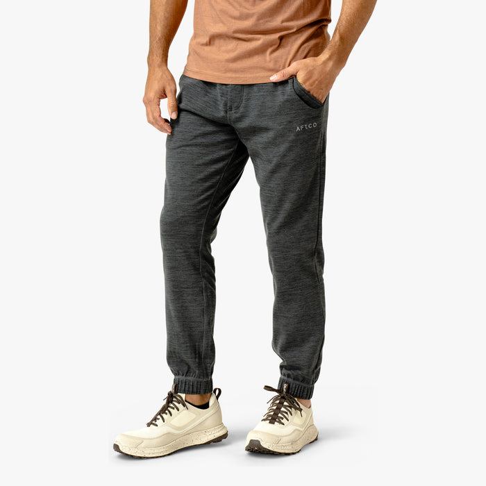 Black Heather $Model is 6'0" 182lbs Size M$