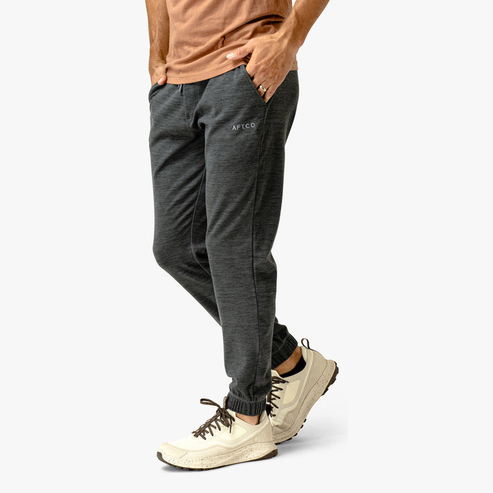Black Heather $Model is 6'0" 182lbs Size M$